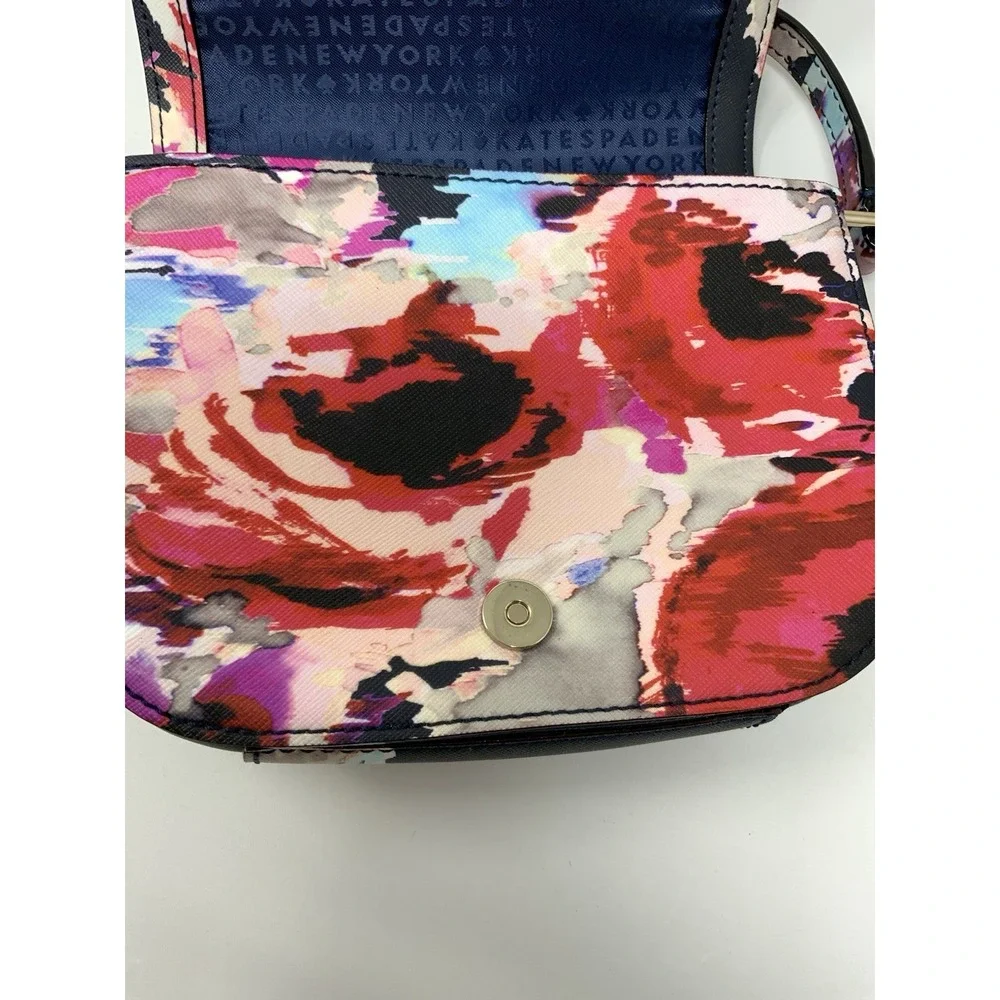 Kate Spade Laurel Way Carsen Mini‎ Crossbody Handbag Purse Bag Modern Floral